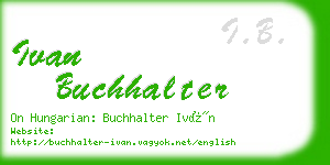 ivan buchhalter business card